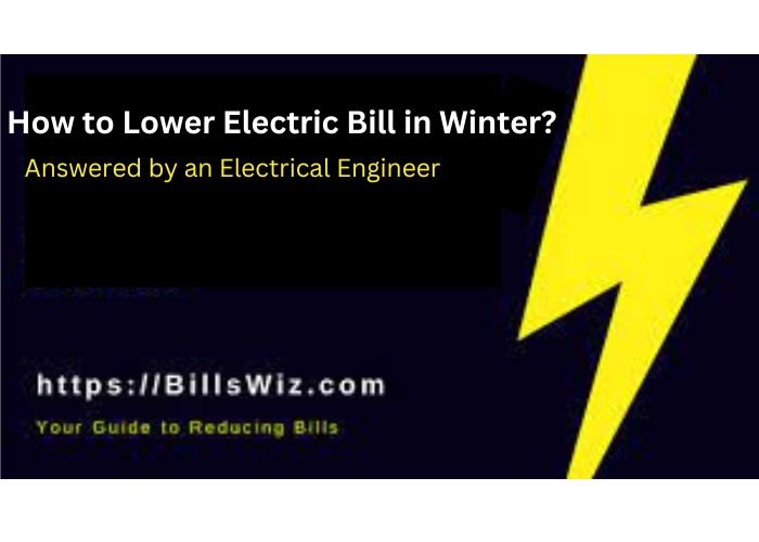lower electric bill in winter