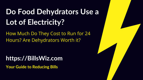 Do Food Dehydrators Use a Lot of Electricity