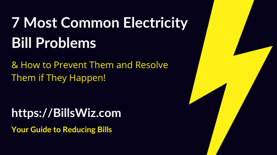 electric bill problems