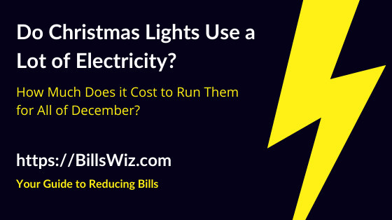 christmas lights electricity use