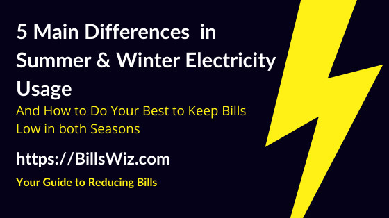 electricity usage winter vs summer