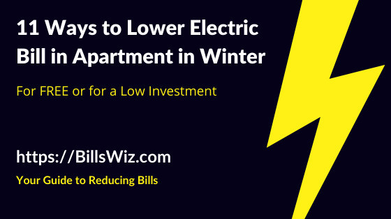lower winter apartment electric bill