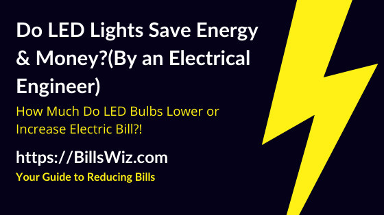 do led lights use less energy